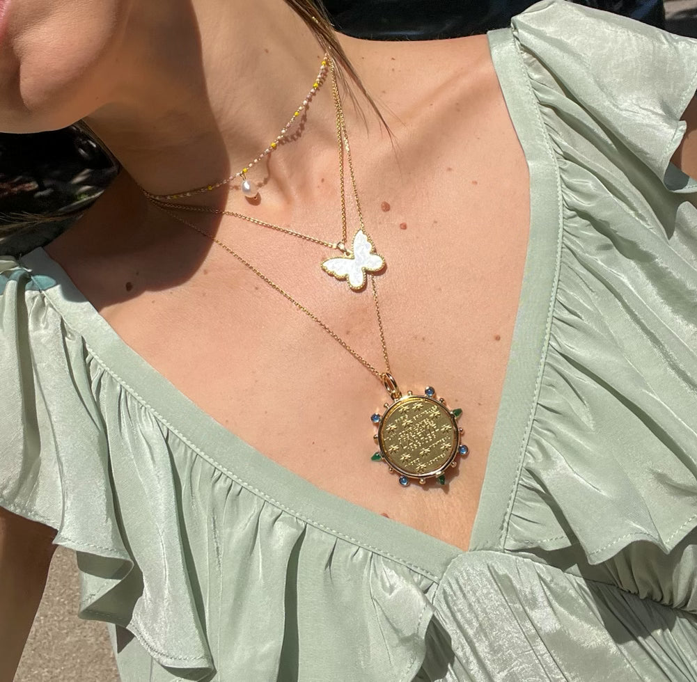 Calabrone Coin Necklace
