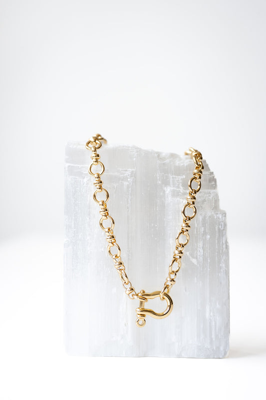 Lo Necklace Shiny Gold