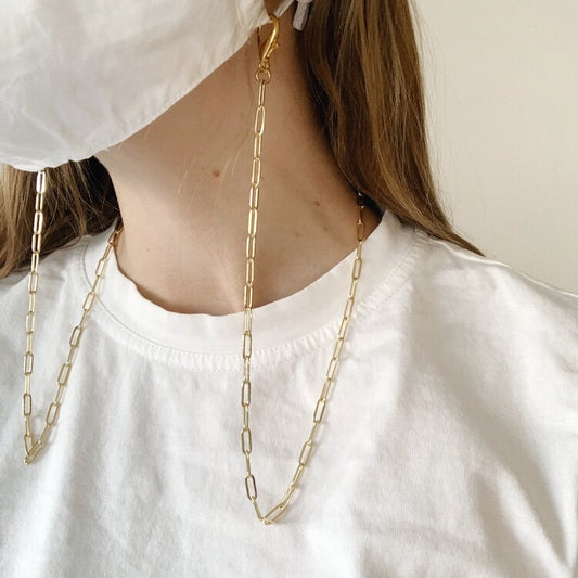 gold paperclip chain