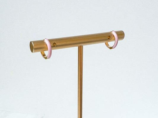 pink enamel huggies. pink hoop earrings. colorful hoops. colorful hoop earrings. enamel hoops. pink huggies. bright earrings, colorful earring trends. pink enamel jewelry. color earrings. fashion jewelry. affordable jewelry. enamel earrings. earring inspo. enamel hoops. fun earrings. earring inspo. pink jewelry. huggie earrings. pink earrings. enamel earring jewelry. pink enamel hoop earrings. fashion earring style. everyday earrings. earring style. earring trends.
