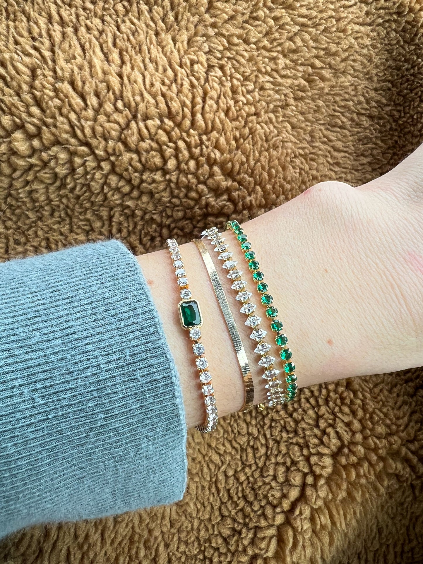 Rachael Herringbone Bracelet