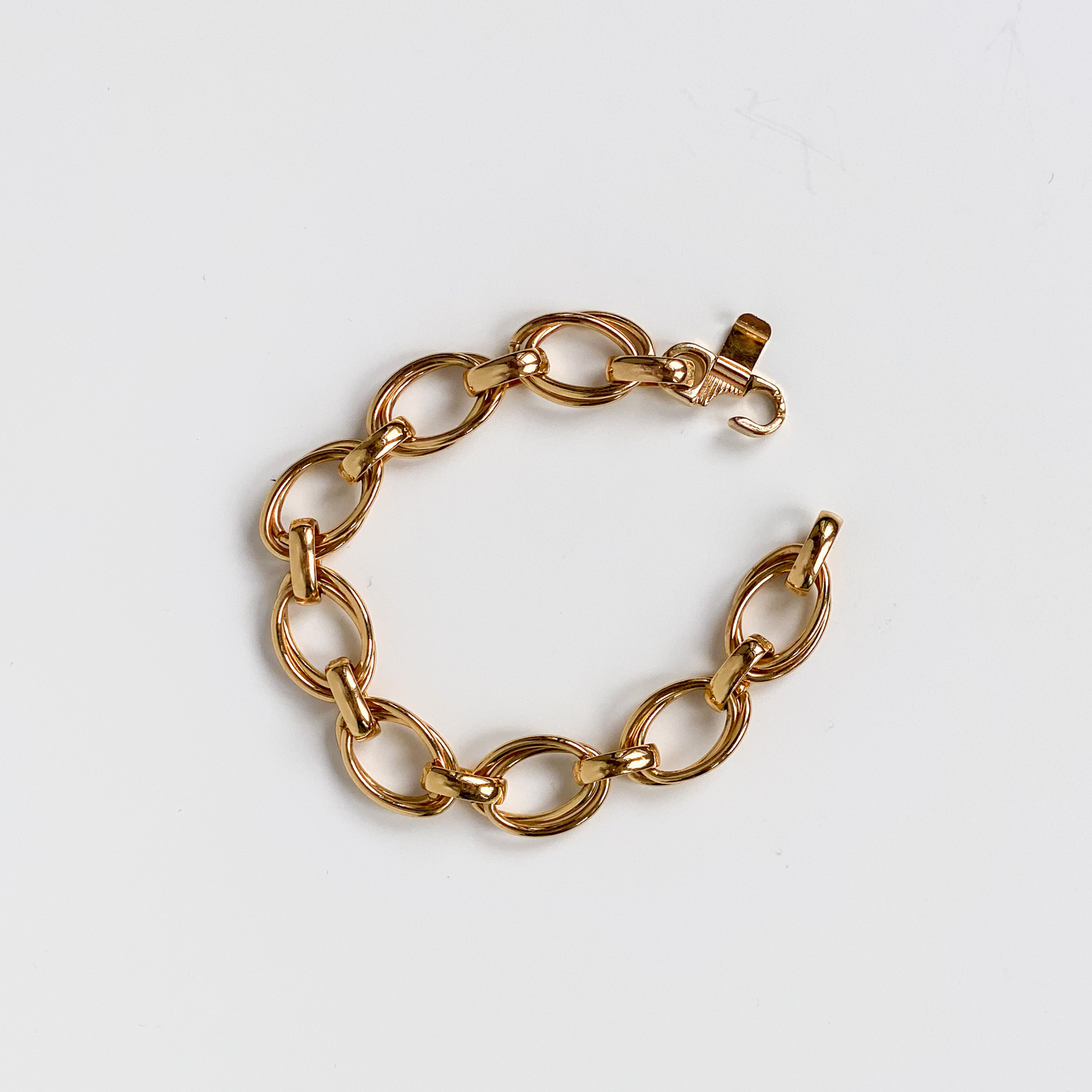 unique 14k gold chain bracelet