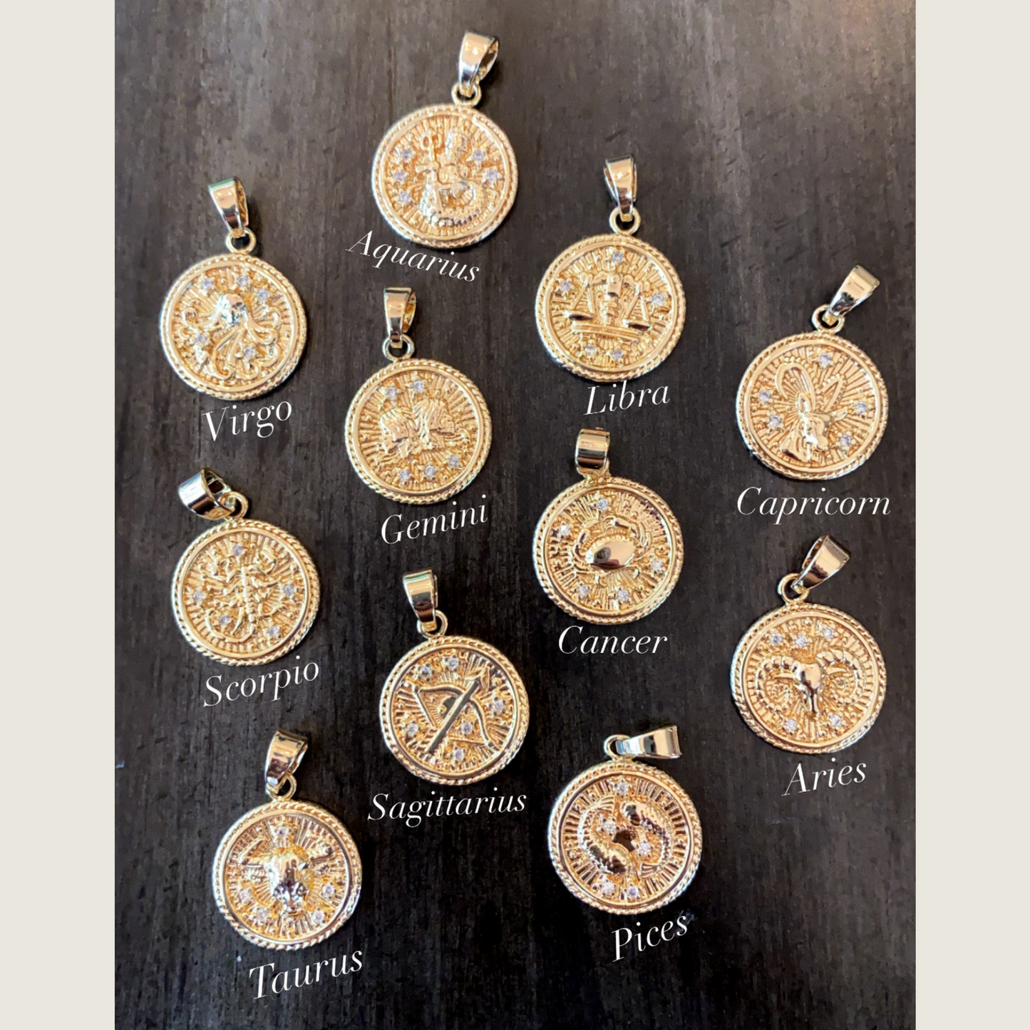 Horoscope Medallion Necklace