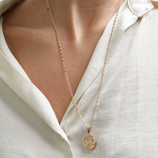 Horoscope Medallion Necklace