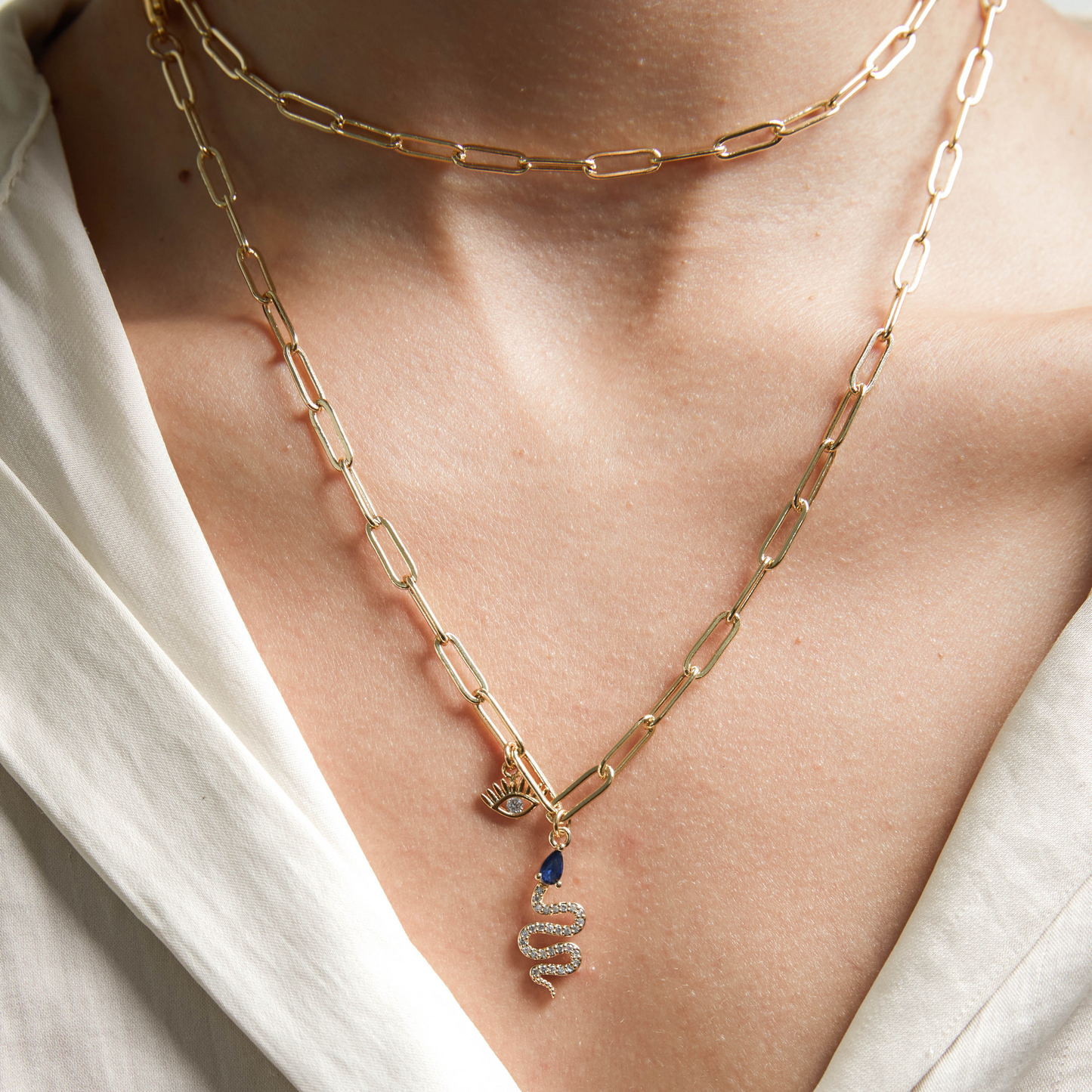James Chain + Blue Headed Snake + Evil Eye