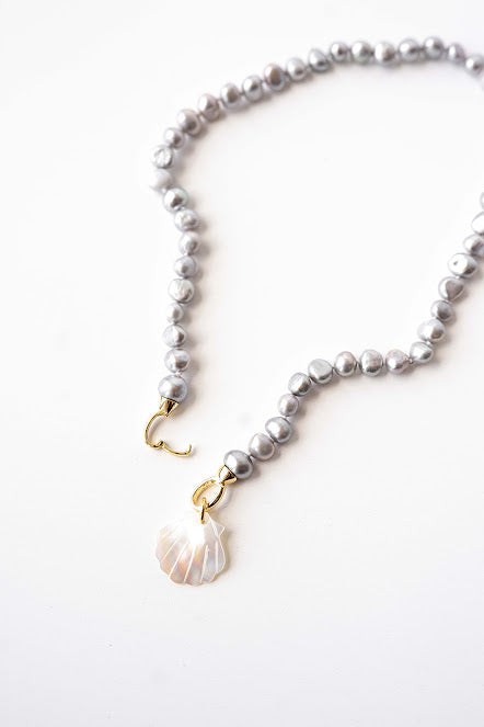 Amalfi Pearl Necklace 14K Gold Plated