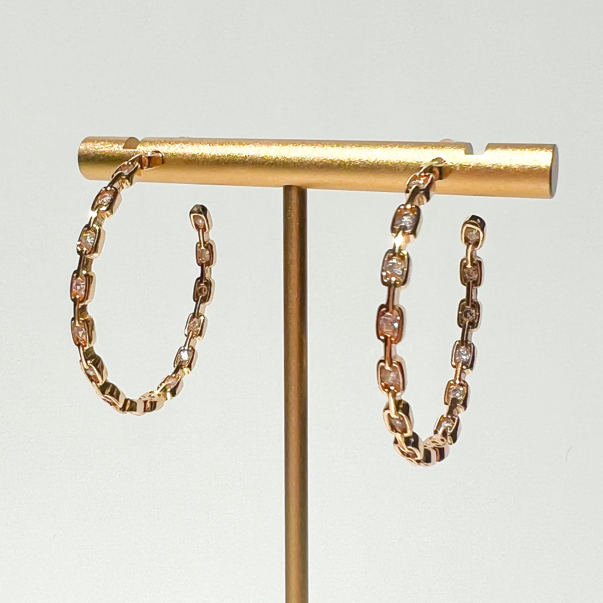 Bovine Chain Hoops – Anima Mea